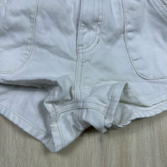 Free People White High Rise Sweet Surrender Shorts Size 28 - Picture 4 of 11